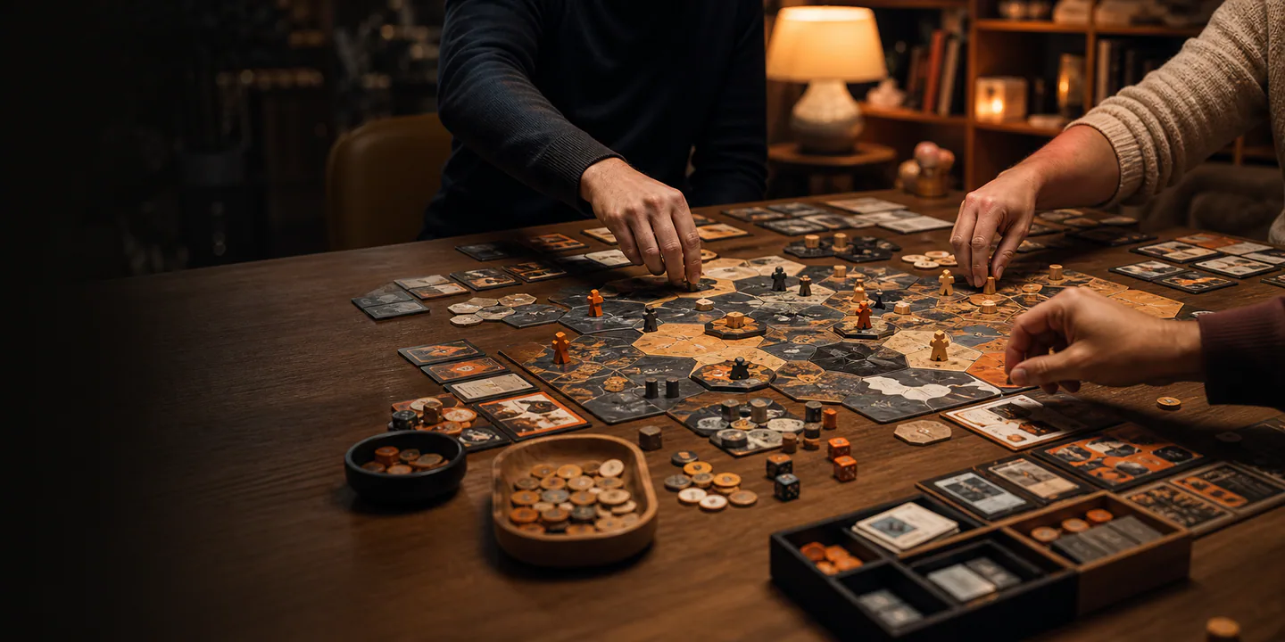 Jogo em uma noite com amigos